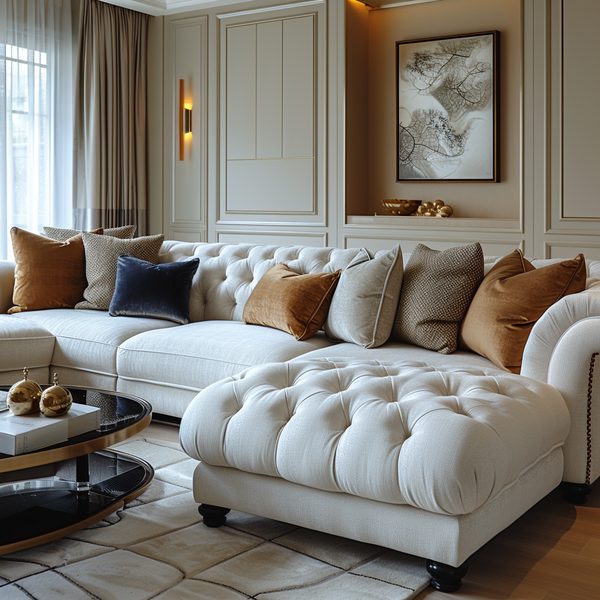 Canapé d'angle sur mesure : confort et style garantis