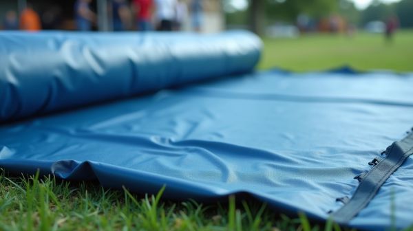 Choisir une bâche conforme pour un chantier ou un stand