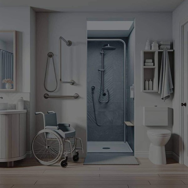 Quelle est la meilleure stratégie pour rénover une salle de bain afin qu'elle soit accessible aux personnes à mobilité réduite ?